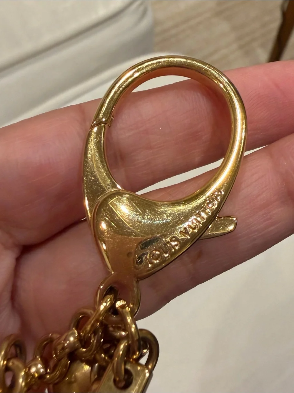 Louis Vuitton Pink Resin Monogram Mini Lin Croisette Bag Charm Keyring with COA